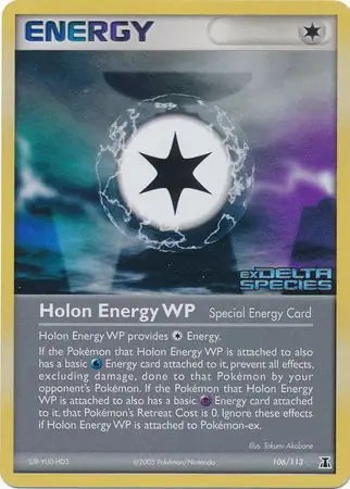 EX Delta Species Holon Energy WP #106/113 reverse holo