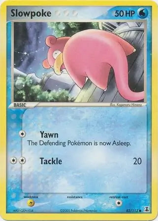 EX Delta Species Slowpoke #83/113 reverse holo