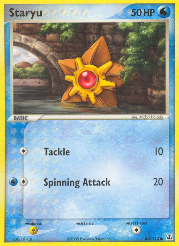 EX Delta Species Staryu #84/113
