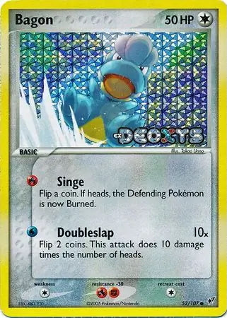 EX Deoxys Bagon #52/107 reverse holo