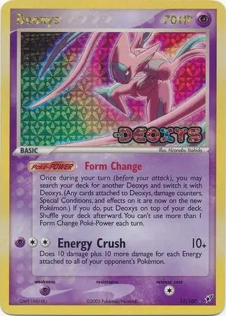 EX Deoxys Deoxys (Defense Form) #17/107 reverse holo