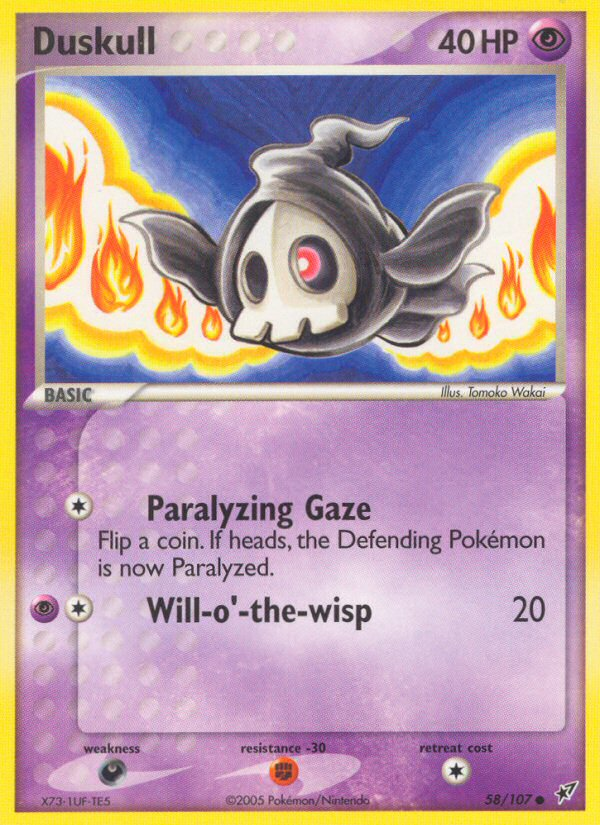 EX Deoxys Duskull #58/107