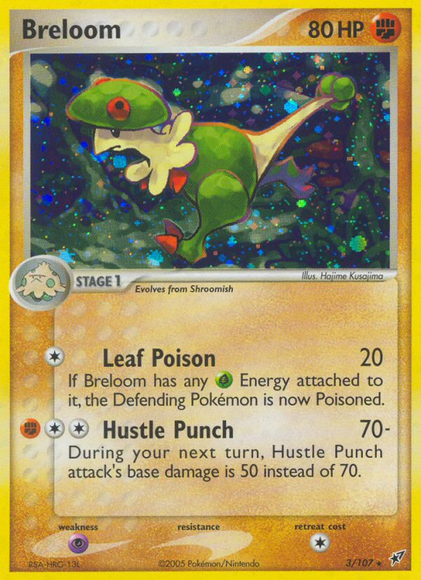 EX Deoxys Holo Breloom #3/107