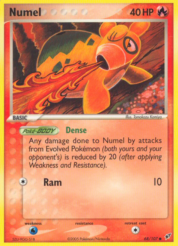 EX Deoxys Numel #68/107