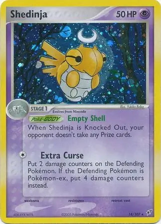 EX Deoxys Shedinja #14/107 reverse holo