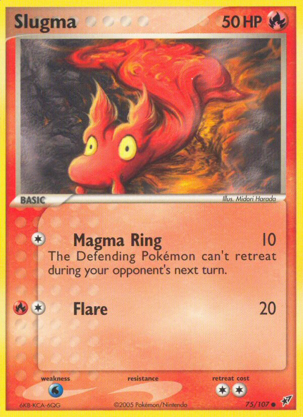 EX Deoxys Slugma #75/107