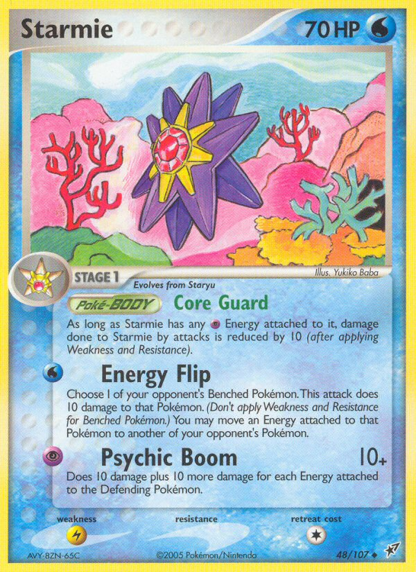 EX Deoxys Starmie #48/107