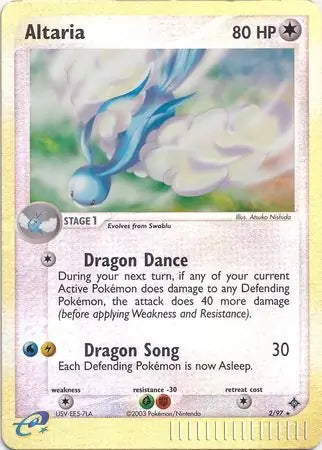 EX Dragon Altaria #2/97 reverse holo