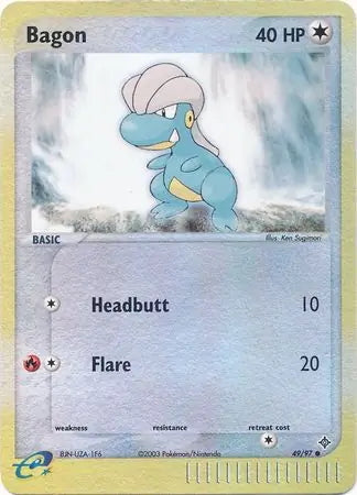 EX Dragon Bagon #49/97 reverse holo