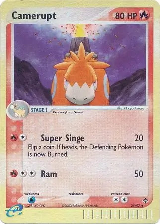 EX Dragon Camerupt #24/97 reverse holo