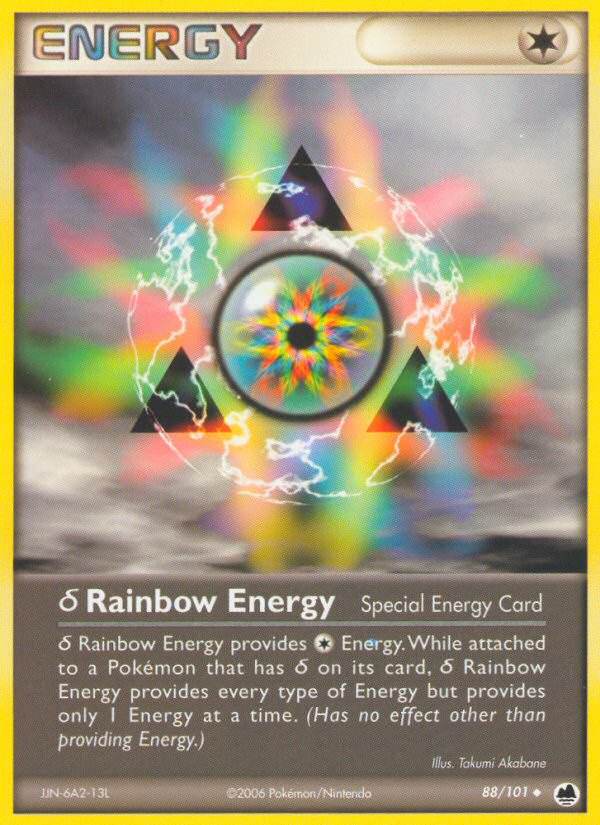 EX Dragon Frontiers Rainbow Energy #88/101