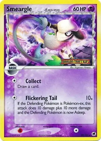 EX Dragon Frontiers Smeargle #39/101 reverse holo