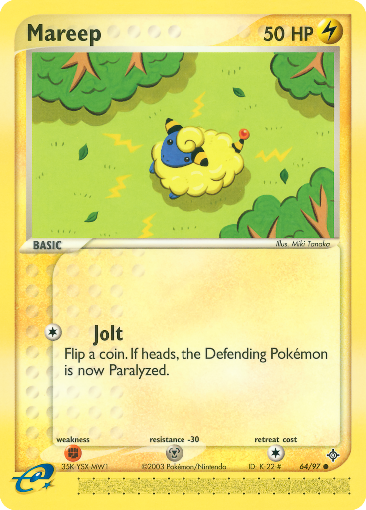 EX Dragon Mareep #64/97