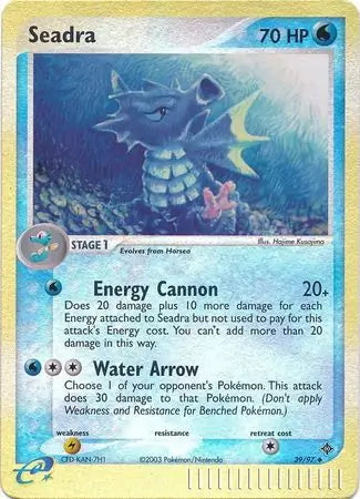 EX Dragon Seadra #39/97 reverse holo