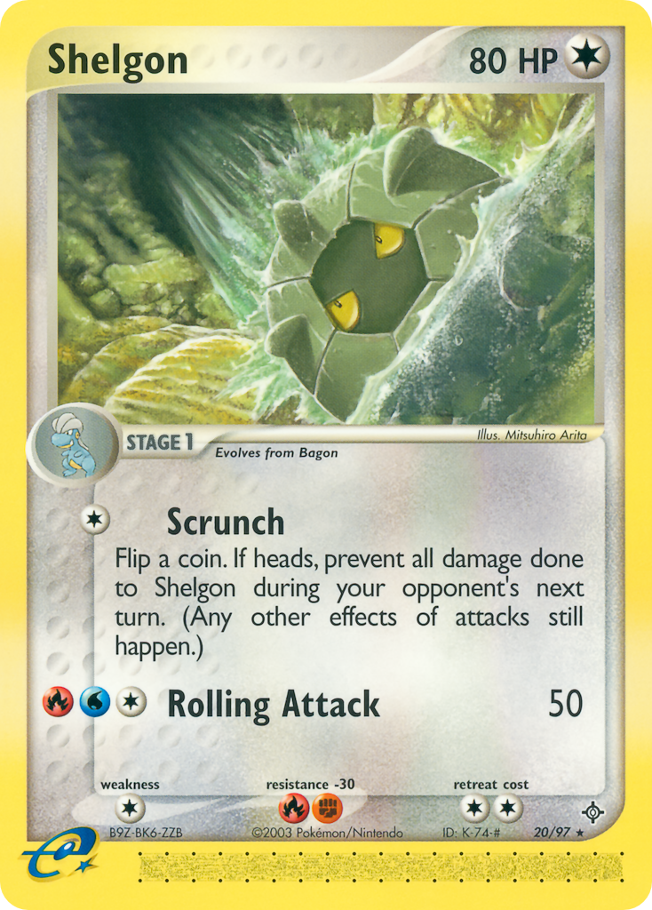EX Dragon Shelgon #20/97