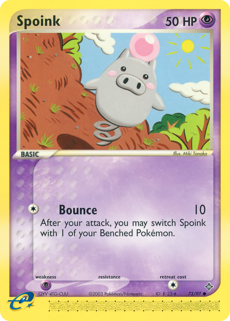 EX Dragon Spoink #73/97