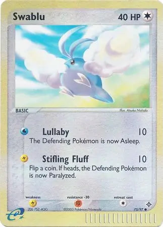 EX Dragon Swablu #75/97 reverse holo
