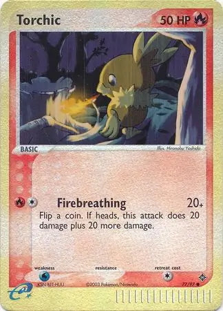EX Dragon Torchic #77/97 reverse holo