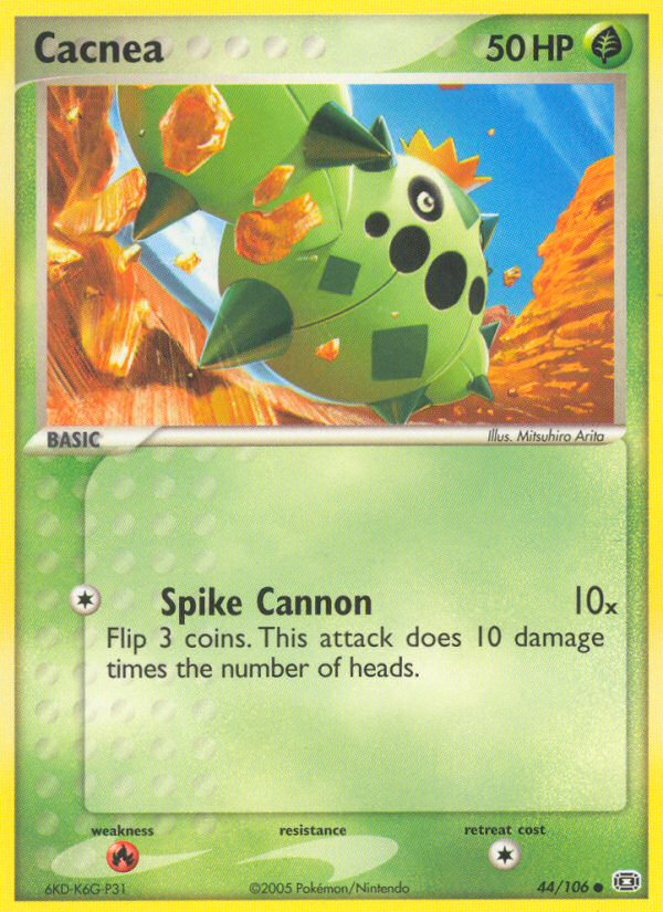 EX Emerald Cacnea #44/106