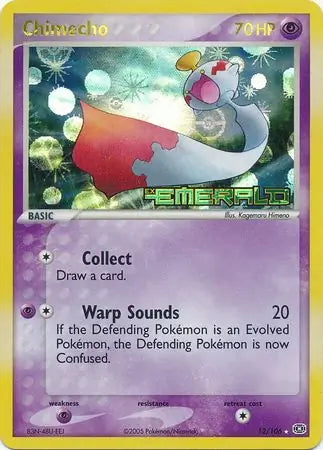 EX Emerald Chimecho #12/106 reverse holo