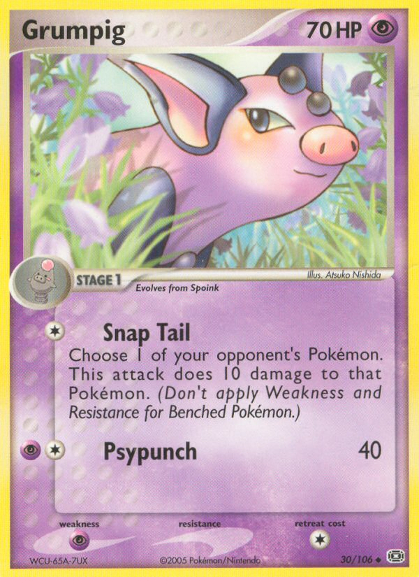EX Emerald Grumpig #30/106