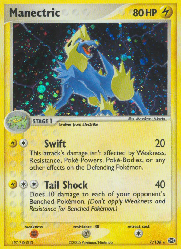 EX Emerald Holo Manectric #7/106