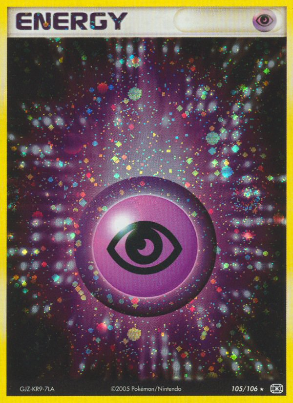 EX Emerald Holo Psychic Energy #105/106