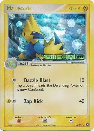 EX Emerald Manectric #16/106 reverse holo