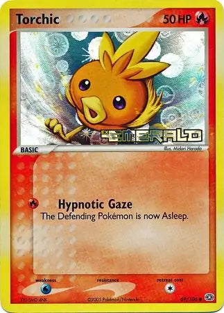 EX Emerald Torchic #69/106 reverse holo