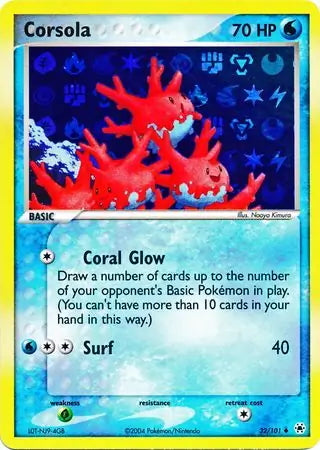 EX Hidden Legends Corsola #32/101 reverse holo