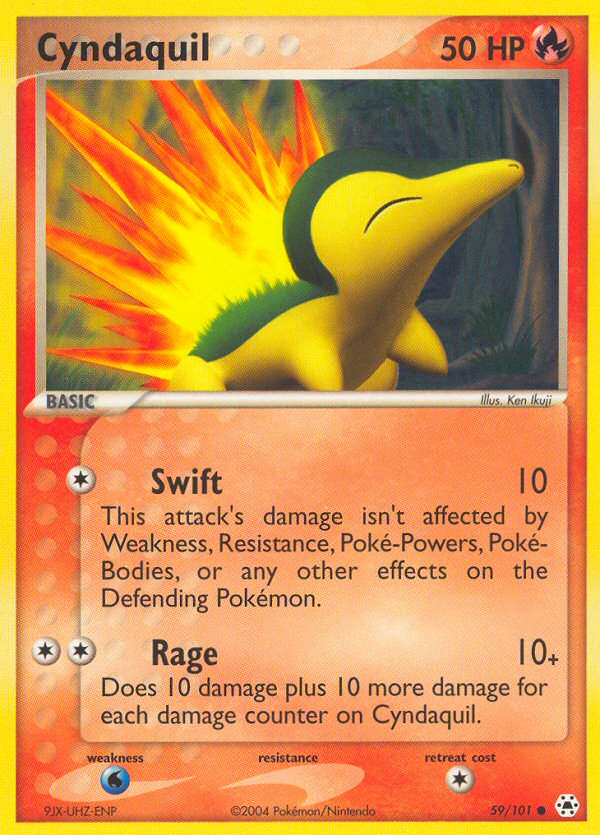 EX Hidden Legends Cyndaquil #59/101