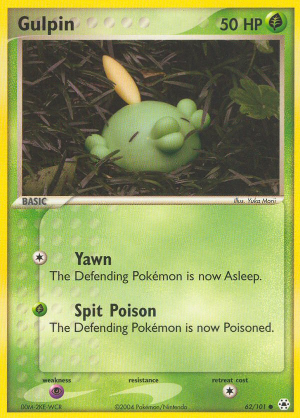 EX Hidden Legends Gulpin #62/101