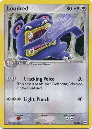 EX Hidden Legends Loudred #39/101 reverse holo