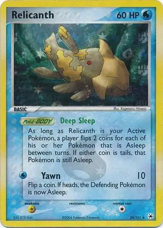 EX Hidden Legends Relicanth #24/101 reverse holo