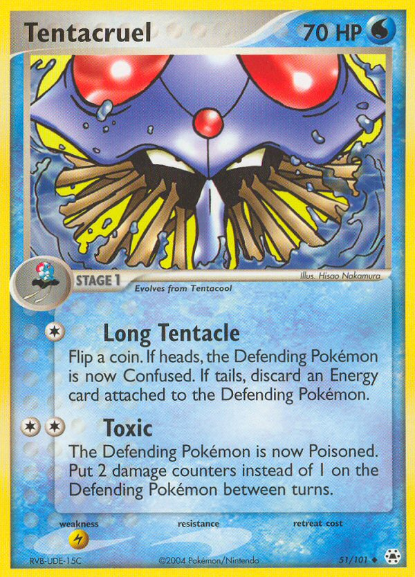 EX Hidden Legends Tentacruel #51/101