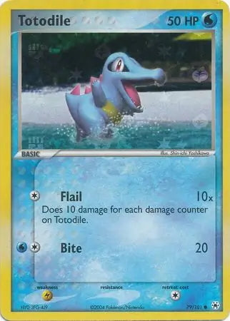 EX Hidden Legends Totodile #79/101 reverse holo