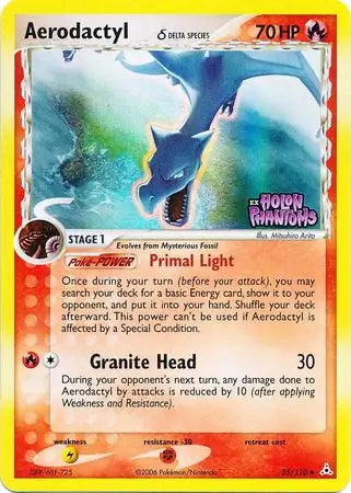 EX Holon Phantoms Aerodactyl #35/110 reverse holo