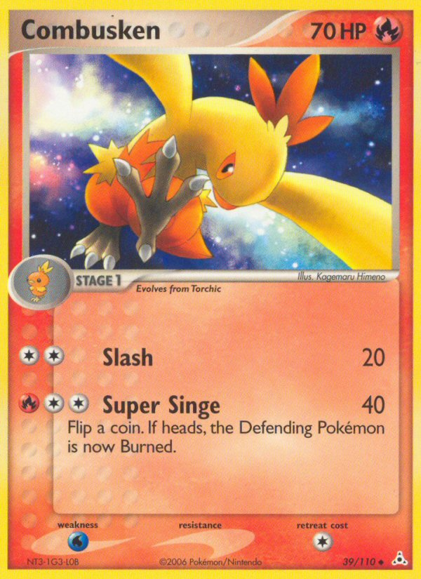 EX Holon Phantoms Combusken #39/110