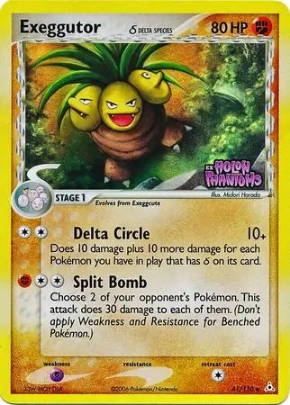 EX Holon Phantoms Exeggutor #41/110 reverse holo