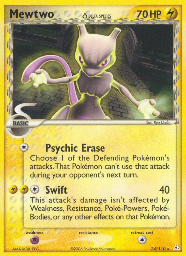 EX Holon Phantoms Mewtwo #24/110