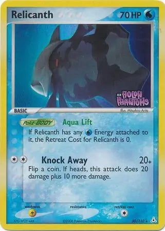 EX Holon Phantoms Relicanth #30/110 reverse holo