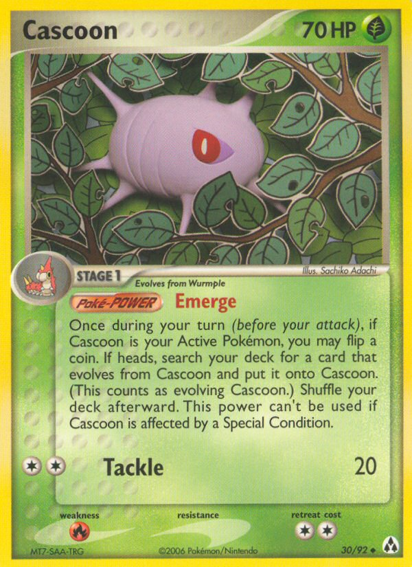 EX Legend Maker Cascoon #30/92