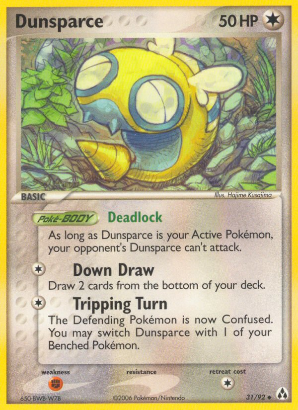 EX Legend Maker Dunsparce #31/92