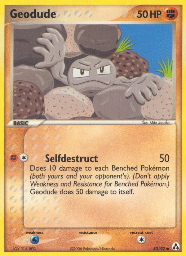EX Legend Maker Geodude #53/92