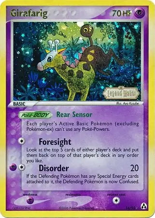 EX Legend Maker Girafarig #16/92 reverse holo