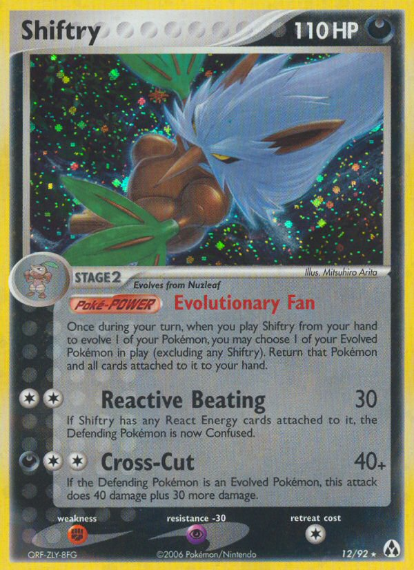 EX Legend Maker Holo Shiftry #12/92