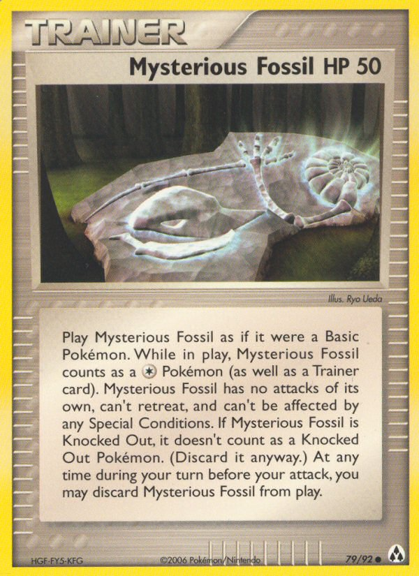 EX Legend Maker Mysterious Fossil #79/92