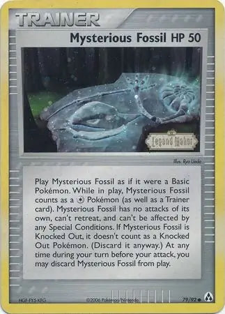 EX Legend Maker Mysterious Fossil #79/92 reverse holo