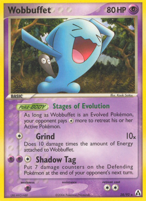 EX Legend Maker Wobbuffet #28/92