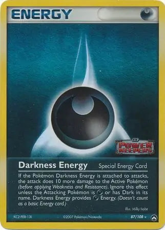 EX Power Keepers Darkness Energy #87/108 reverse holo